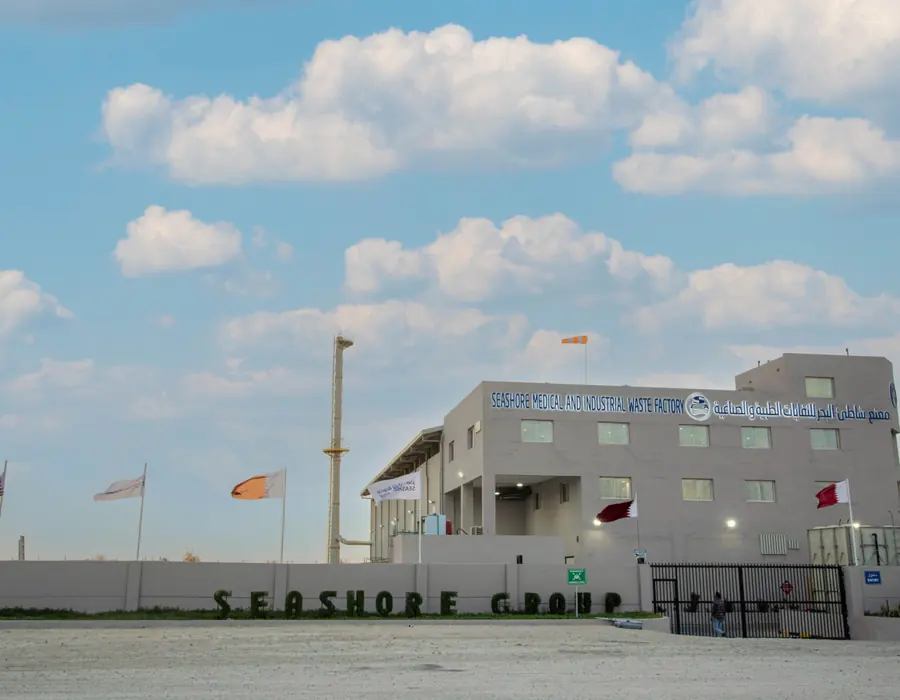 Seashore Medical and Industrial Waste Factory in Mesaieed
